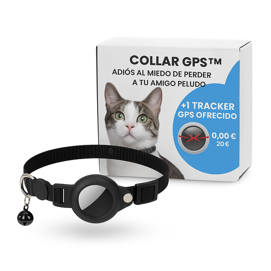 Collar GPS Inteligente para Gatos – Seguridad y tranquilidad en todo momento